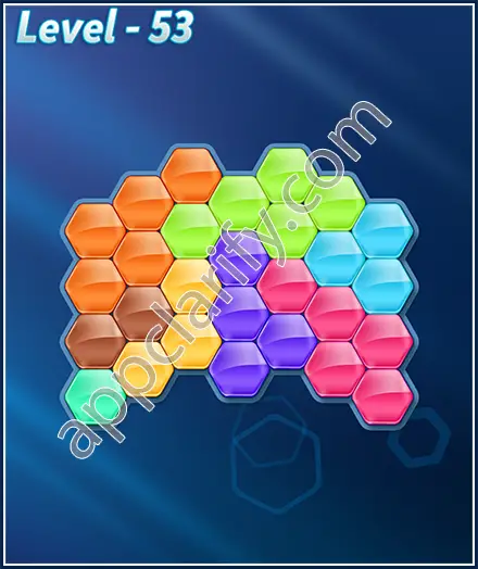 Block! Hexa Puzzle 8 Mania Level 53 Solution