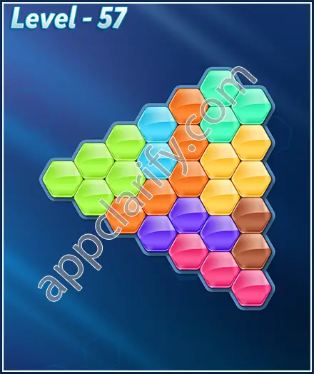 Block! Hexa Puzzle 8 Mania Level 57 Solution