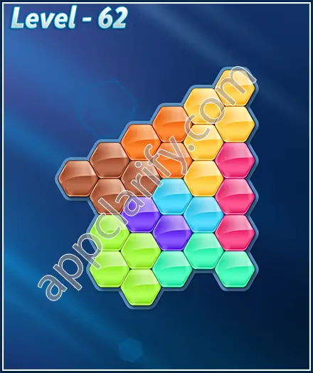 Block! Hexa Puzzle 8 Mania Level 62 Solution