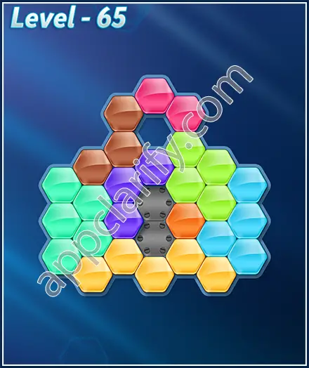 Block! Hexa Puzzle 8 Mania Level 65 Solution