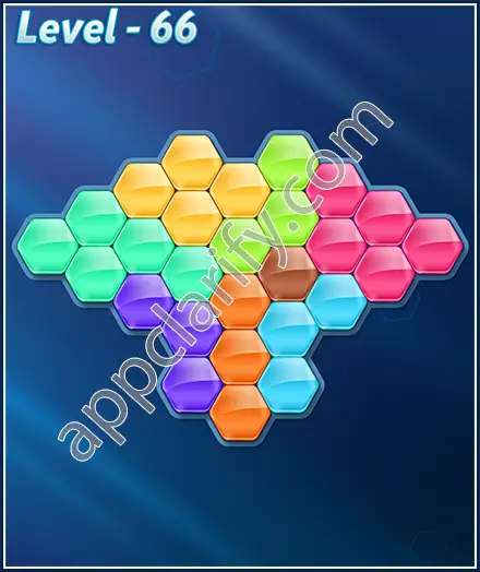 Block! Hexa Puzzle 8 Mania Level 66 Solution