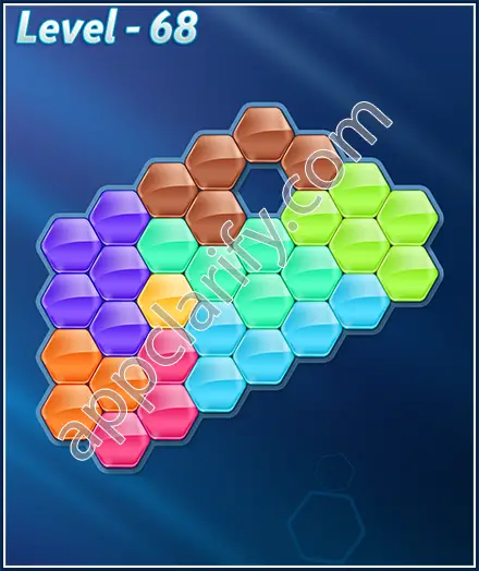 Block! Hexa Puzzle 8 Mania Level 68 Solution