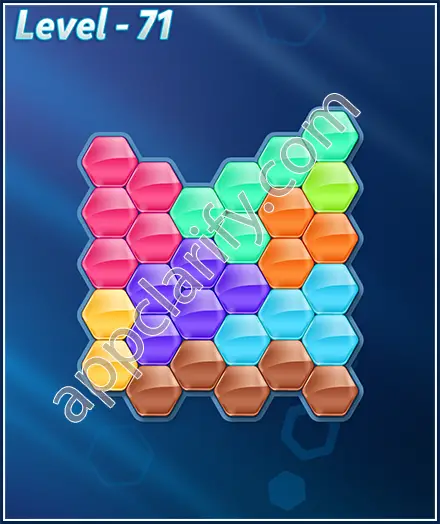 Block! Hexa Puzzle 8 Mania Level 71 Solution