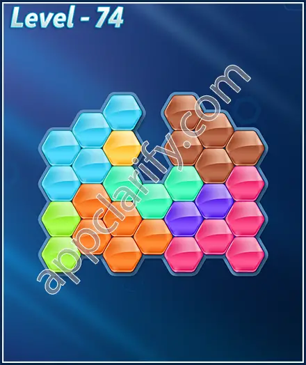 Block! Hexa Puzzle 8 Mania Level 74 Solution