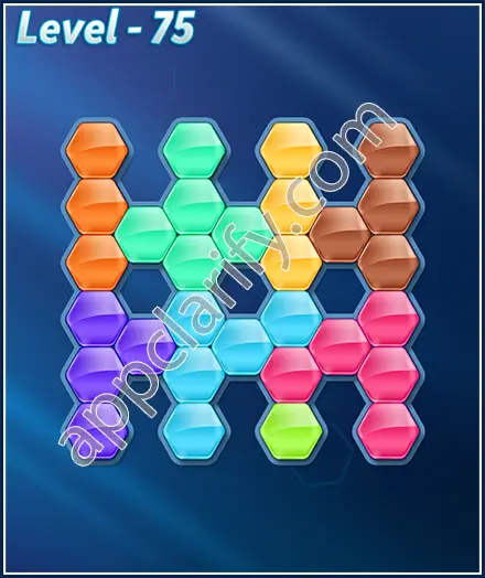 Block! Hexa Puzzle 8 Mania Level 75 Solution