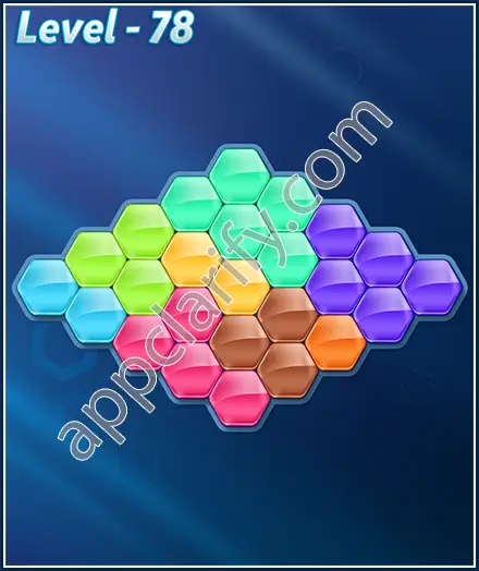 Block! Hexa Puzzle 8 Mania Level 78 Solution