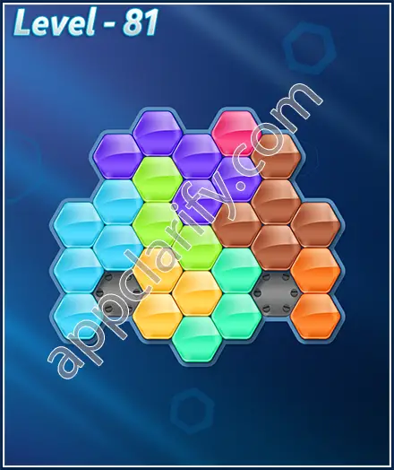 Block! Hexa Puzzle 8 Mania Level 81 Solution