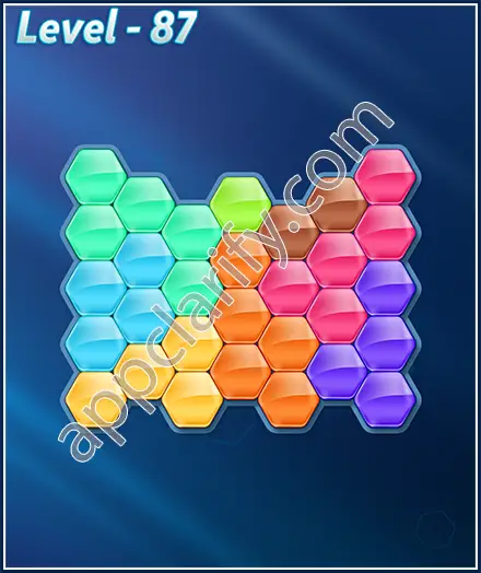 Block! Hexa Puzzle 8 Mania Level 87 Solution