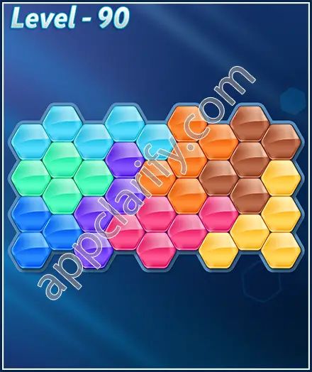 Block! Hexa Puzzle 8 Mania Level 90 Solution