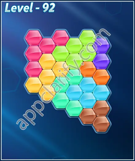 Block! Hexa Puzzle 8 Mania Level 92 Solution