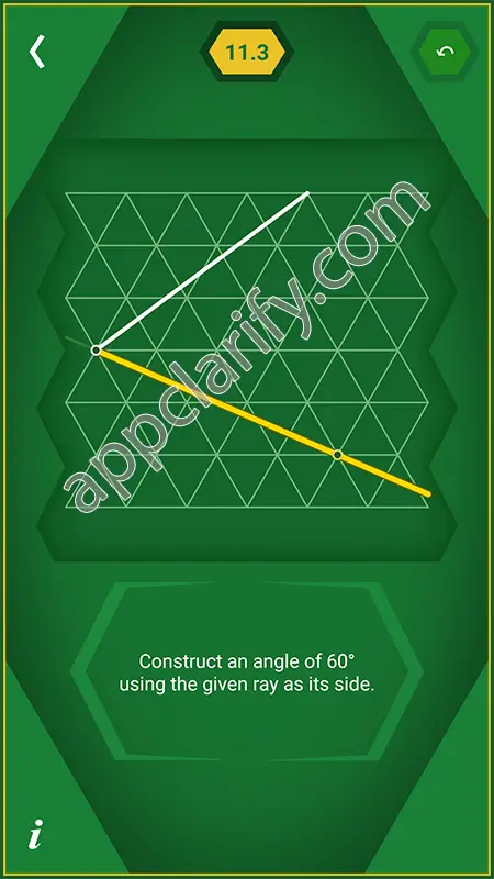 Pythagorea 60° Degrees Level 11.3 Solution