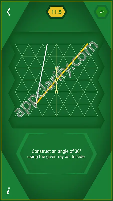 Pythagorea 60° Degrees Level 11.5 Solution