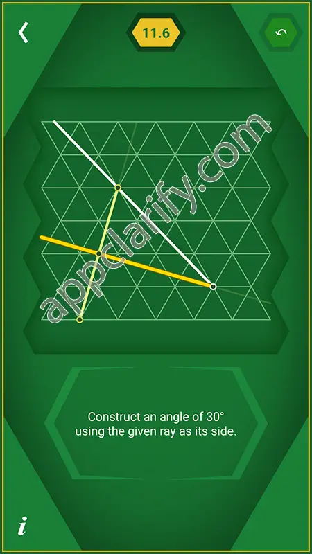 Pythagorea 60° Degrees Level 11.6 Solution