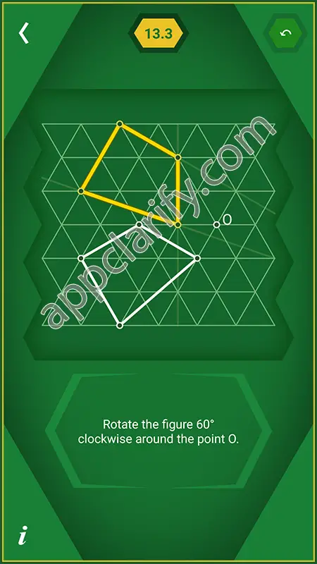 Pythagorea 60° Degrees Level 13.3 Solution