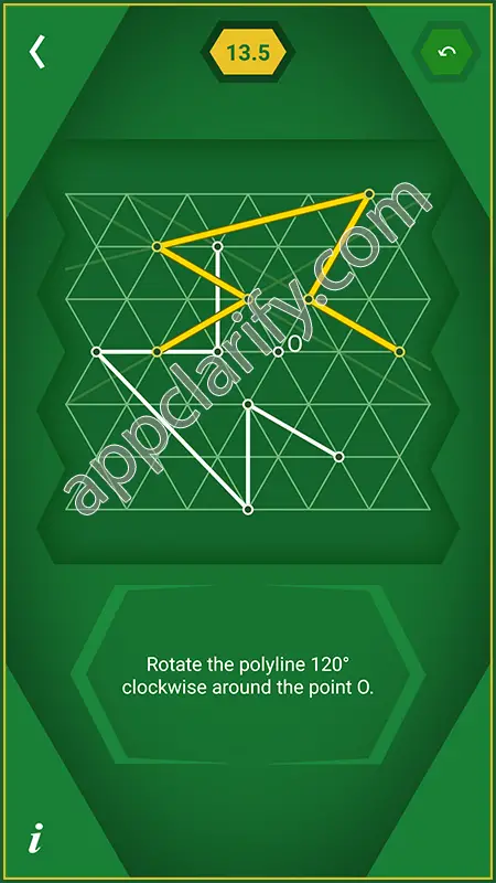 Pythagorea 60° Degrees Level 13.5 Solution