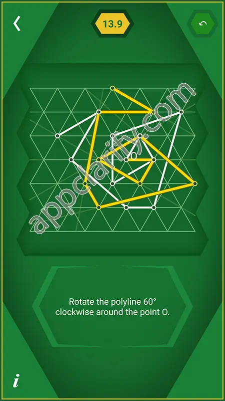 Pythagorea 60° Degrees Level 13.9 Solution