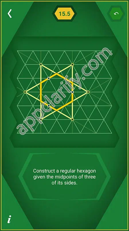 Pythagorea 60° Degrees Level 15.5 Solution