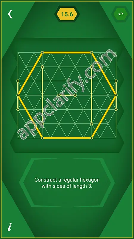 Pythagorea 60° Degrees Level 15.6 Solution