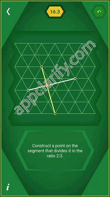 Pythagorea 60° Degrees Level 16.3 Solution