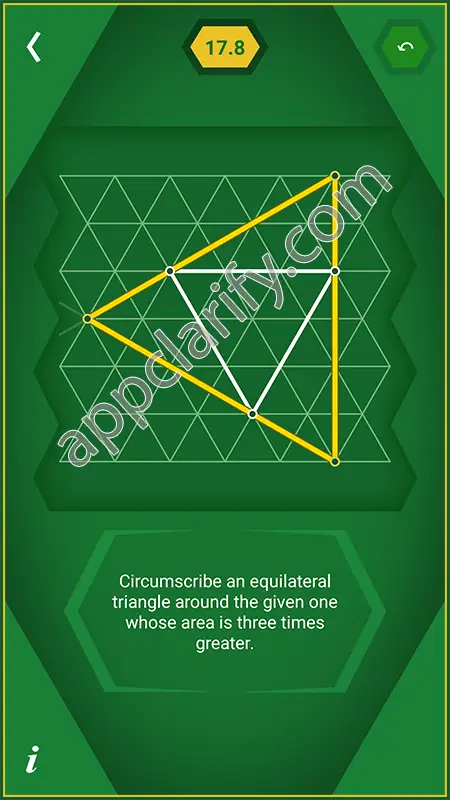 Pythagorea 60° Degrees Level 17.8 Solution