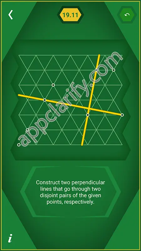 Pythagorea 60° Degrees Level 19.11 Solution