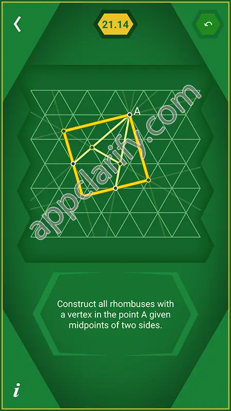 Pythagorea 60° Degrees Level 21.14 Solution