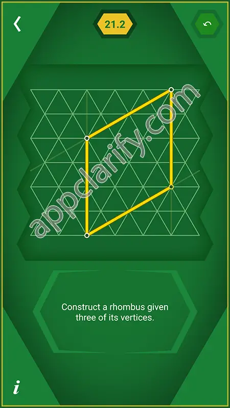 Pythagorea 60° Degrees Level 21.2 Solution