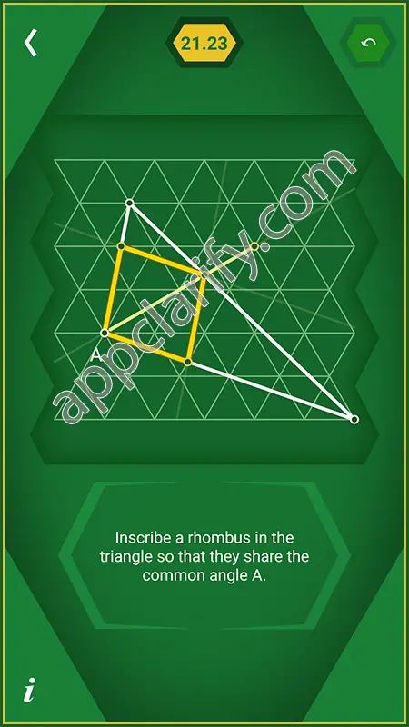 Pythagorea 60° Degrees Level 21.23 Solution