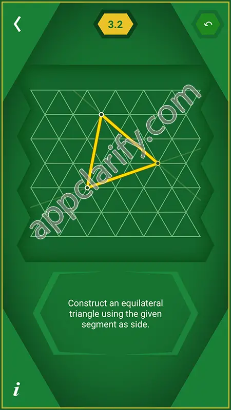 Pythagorea 60° Degrees Level 3.2 Solution