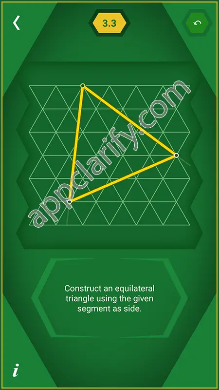 Pythagorea 60° Degrees Level 3.3 Solution