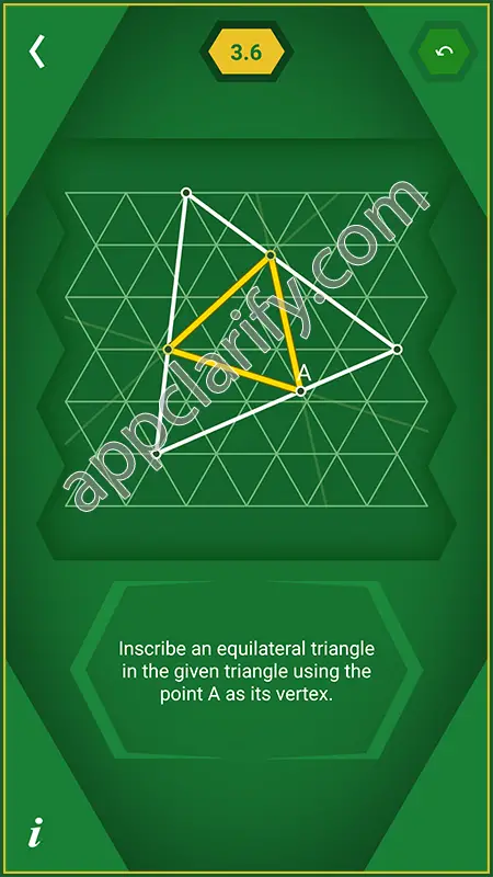 Pythagorea 60° Degrees Level 3.6 Solution