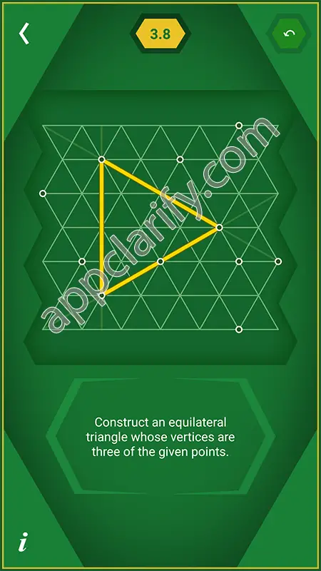 Pythagorea 60° Degrees Level 3.8 Solution