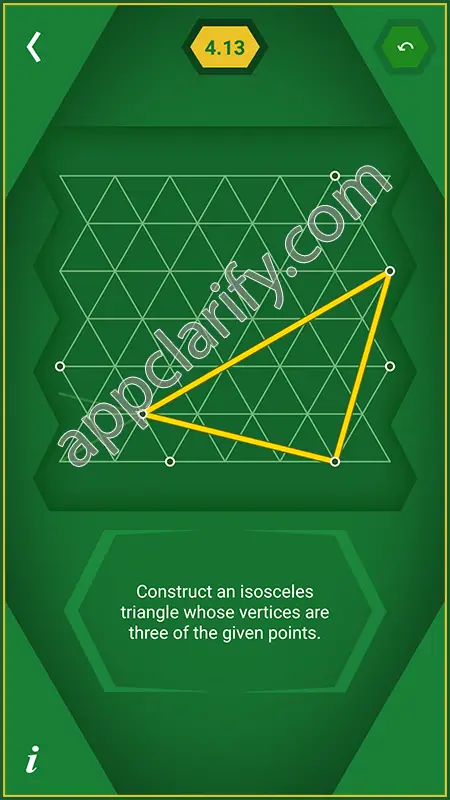 Pythagorea 60° Degrees Level 4.13 Solution