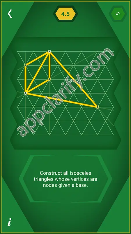 Pythagorea 60° Degrees Level 4.5 Solution
