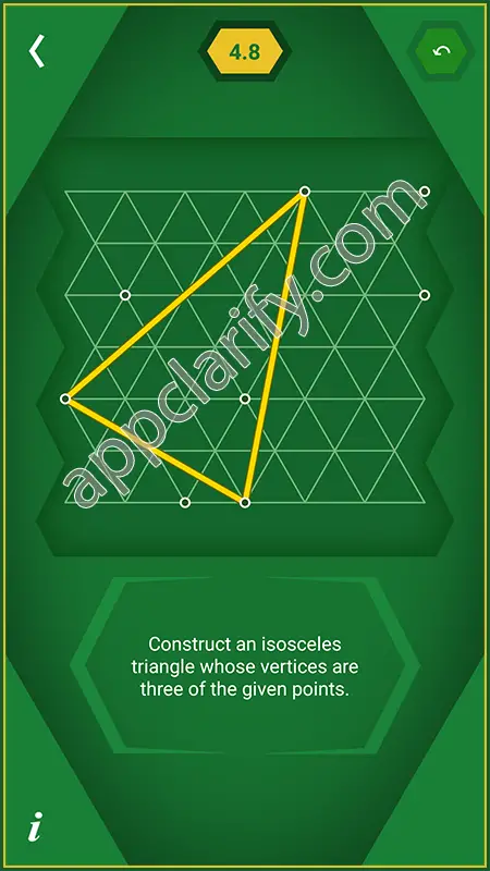 Pythagorea 60° Degrees Level 4.8 Solution