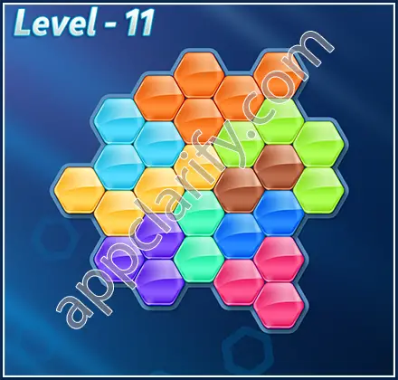Block! Hexa Puzzle 9 Mania Level 11 Solution