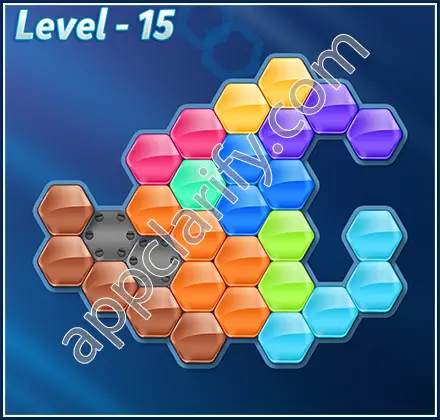 Block! Hexa Puzzle 9 Mania Level 15 Solution