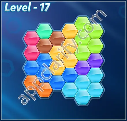 Block! Hexa Puzzle 9 Mania Level 17 Solution