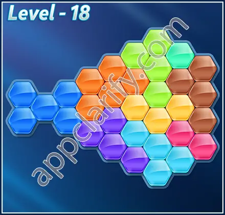 Block! Hexa Puzzle 9 Mania Level 18 Solution
