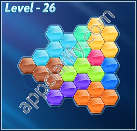 Block! Hexa Puzzle 9 Mania Level 26 Solution