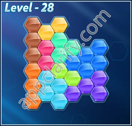 Block! Hexa Puzzle 9 Mania Level 28 Solution