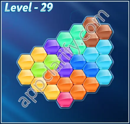 Block! Hexa Puzzle 9 Mania Level 29 Solution