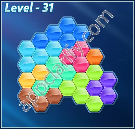 Block! Hexa Puzzle 9 Mania Level 31 Solution