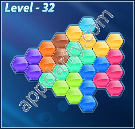 Block! Hexa Puzzle 9 Mania Level 32 Solution