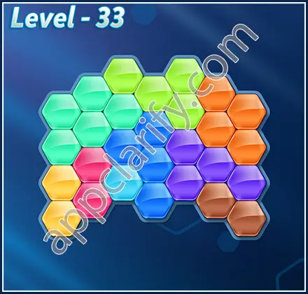 Block! Hexa Puzzle 9 Mania Level 33 Solution