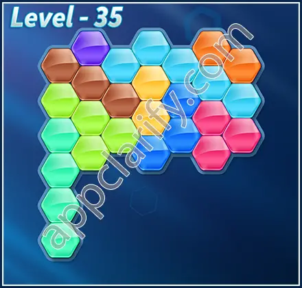 Block! Hexa Puzzle 9 Mania Level 35 Solution