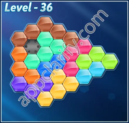 Block! Hexa Puzzle 9 Mania Level 36 Solution