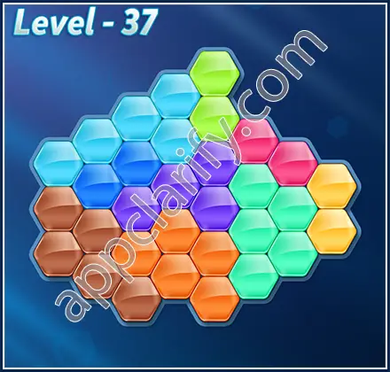 Block! Hexa Puzzle 9 Mania Level 37 Solution