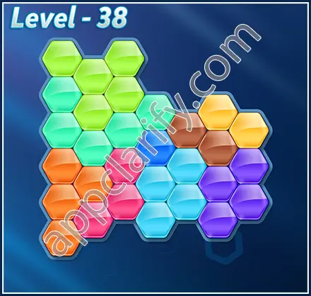 Block! Hexa Puzzle 9 Mania Level 38 Solution