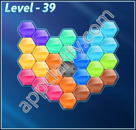 Block! Hexa Puzzle 9 Mania Level 39 Solution